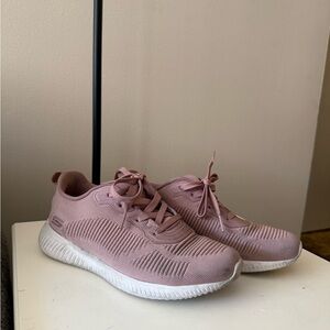 Skechers BOBS Pink Sneakers | Women’s Size 7 | Lightweight & Comfy